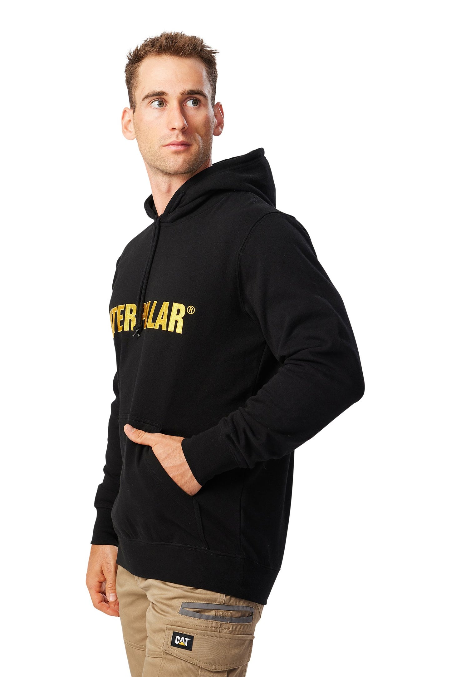 CAT - Midweight Hooded Sweatshirt (Black)