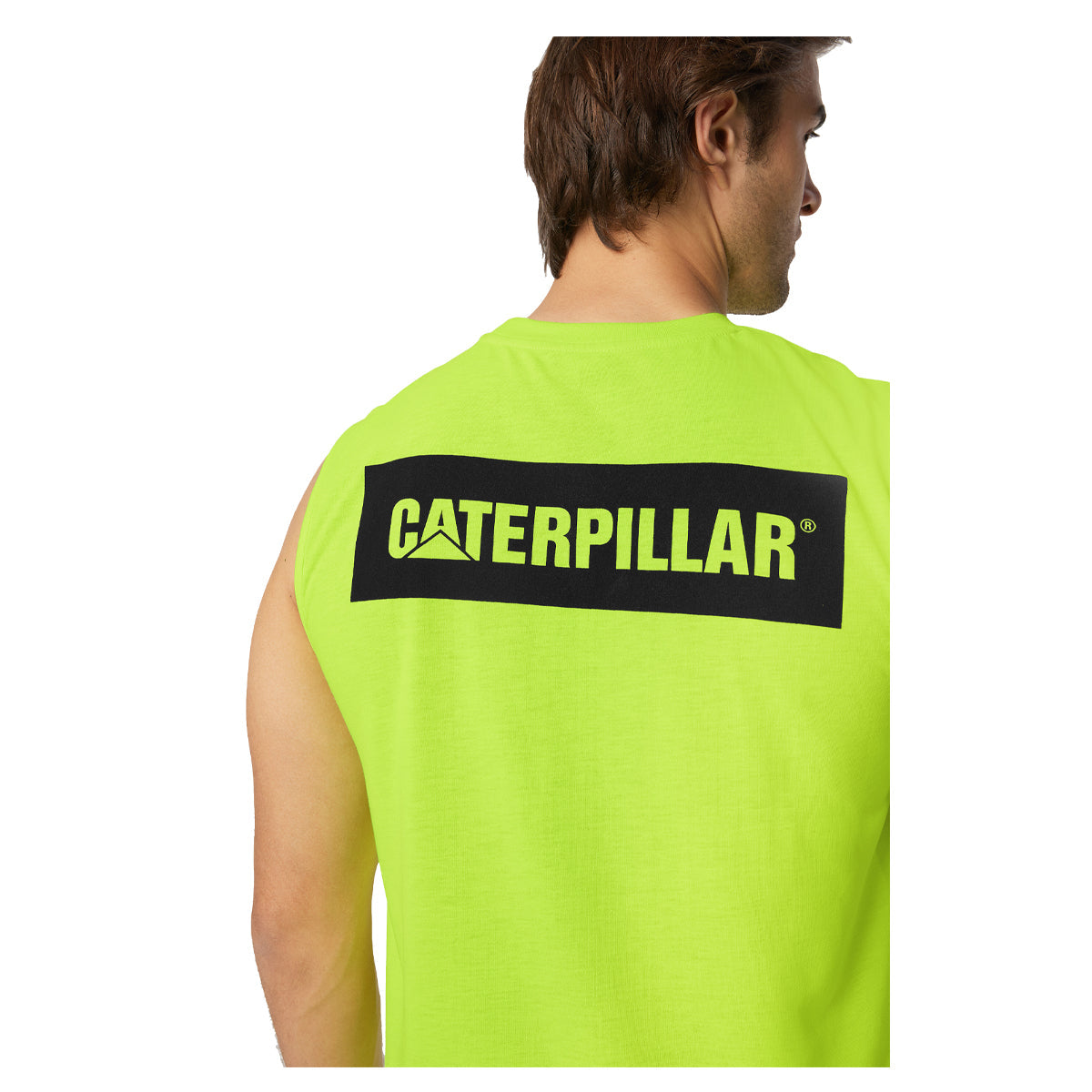 CAT - Icon Muscle Tee (Hi Vis Yellow)