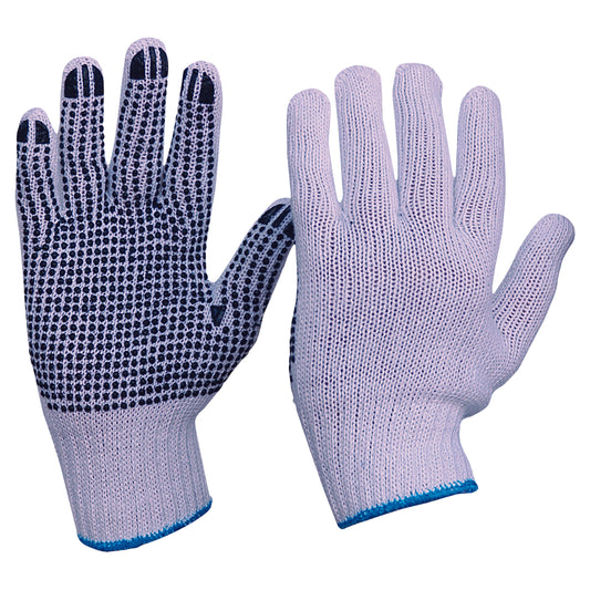 Pro Choice - Knitted Poly/Cotton With PVC Dots Gloves