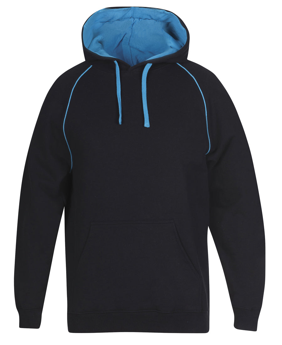 JBs Wear - Contrast Fleecy Hoodie (Black/Aqua)