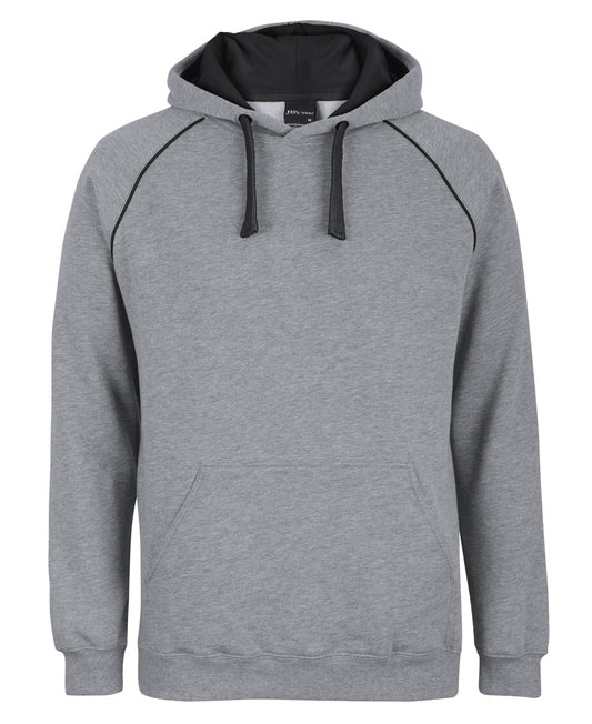 JBs Wear - Contrast Fleecy Hoodie (Marle/Black)