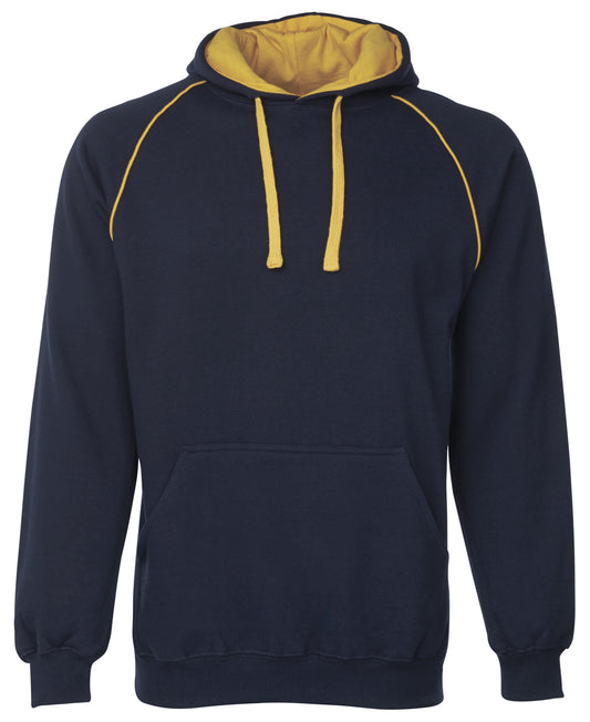 JBs Wear - Contrast Fleecy Hoodie (Navy/Gold)