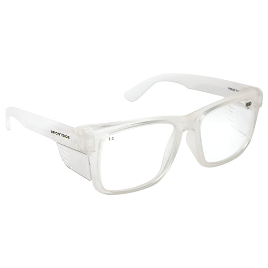 Pro Choice - Frontside Safety Glasses - Clear Lens With Clear Frame