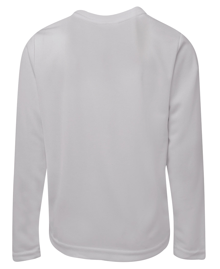 JBs Wear - Podium Long Sleeve Poly Tee (White)