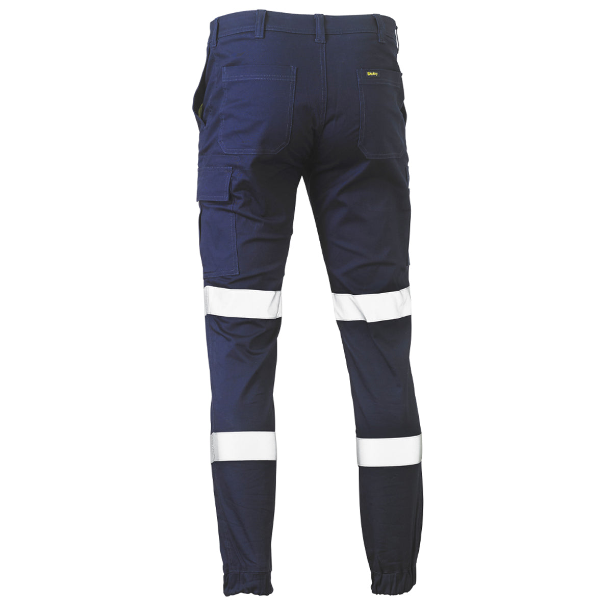 Bisley - Taped Biomotion Stretch Cotton Drill Cargo Cuffed Pant (Navy)