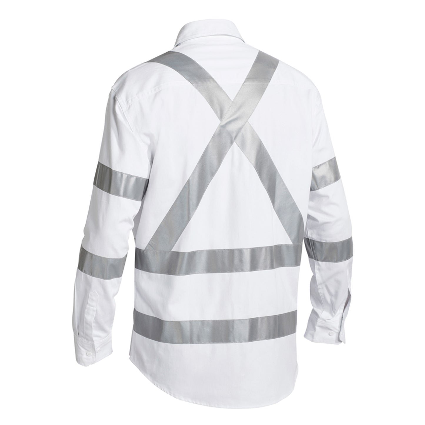 Bisley - Taped Night Cotton Drill Shirt (White)