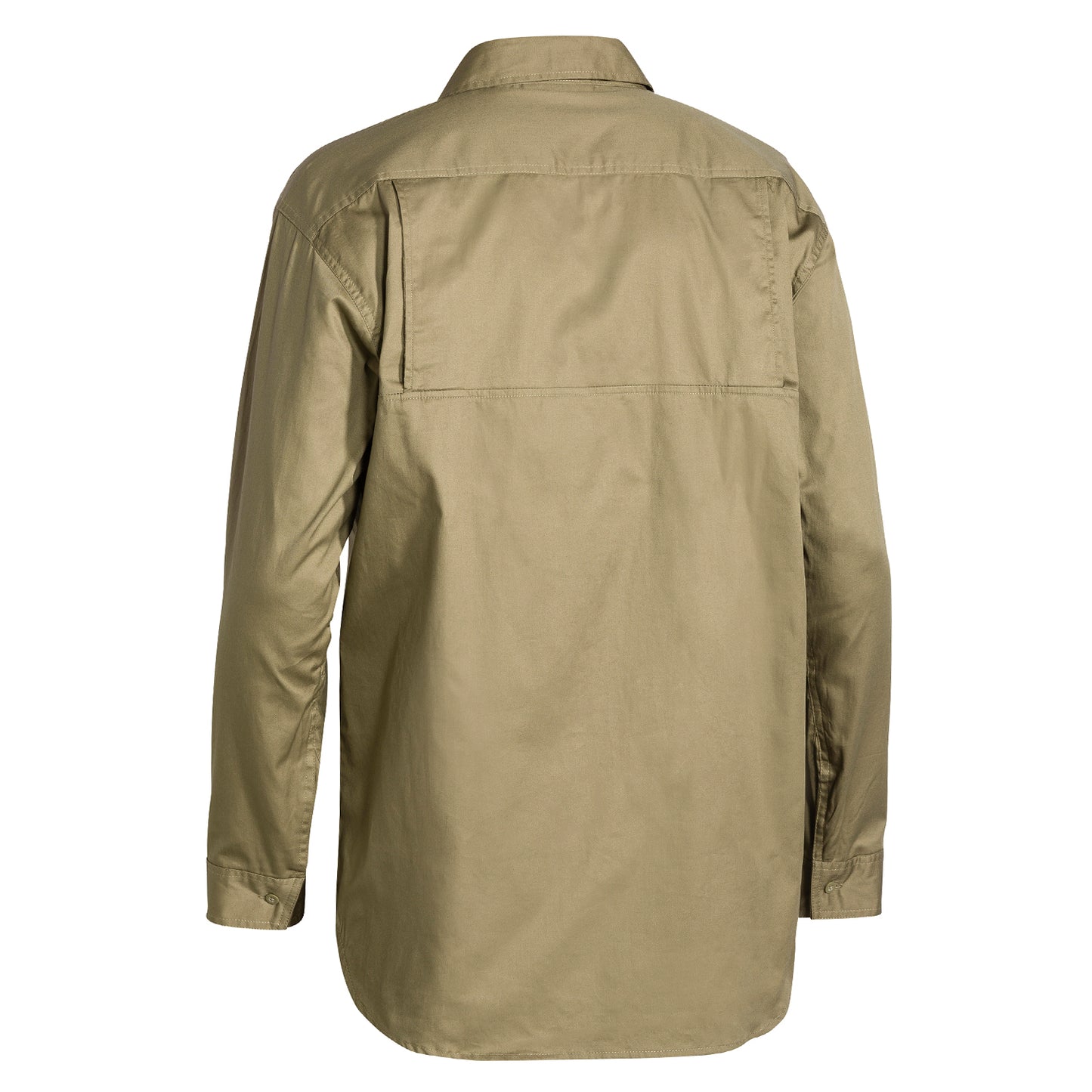 Bisley - Cool Lightweight Drill Long Sleeve Shirt (Khaki)