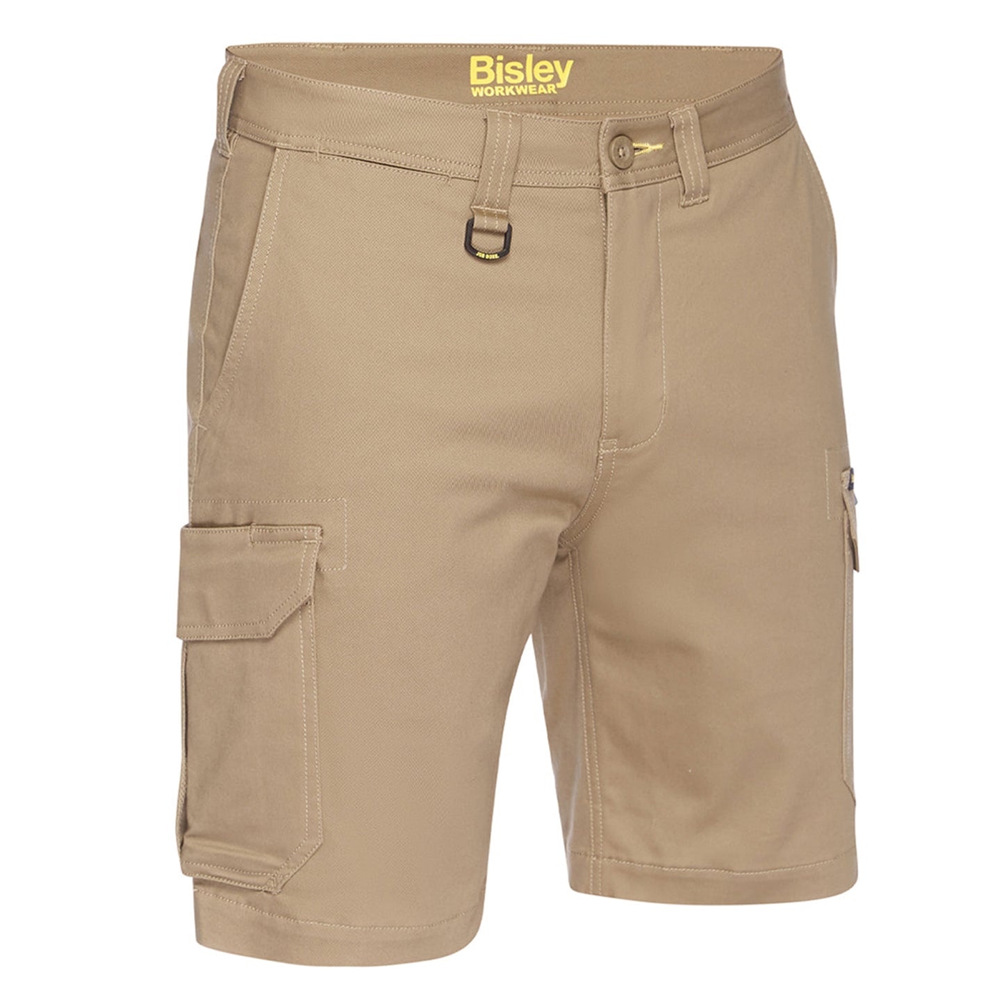 Bisley - Stretch Cotton Drill Cargo Short (Khaki)