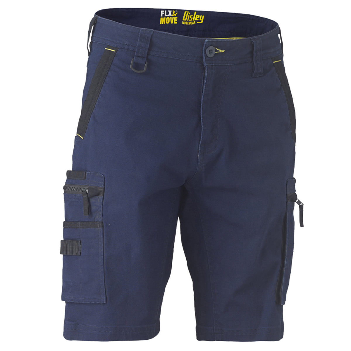 Bisley - Flex & Move Stretch Utility Zip Cargo Short (Navy)