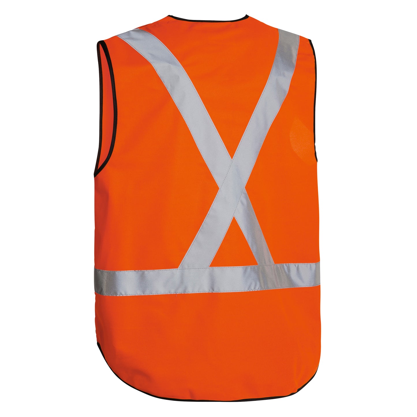 Bisley - Taped X Back Hi Vis Vest (Orange)