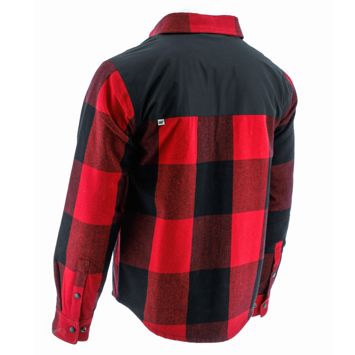 CAT - Buffalo Check Insulated Shirt Jacket (Black/Red Hot Plaid)