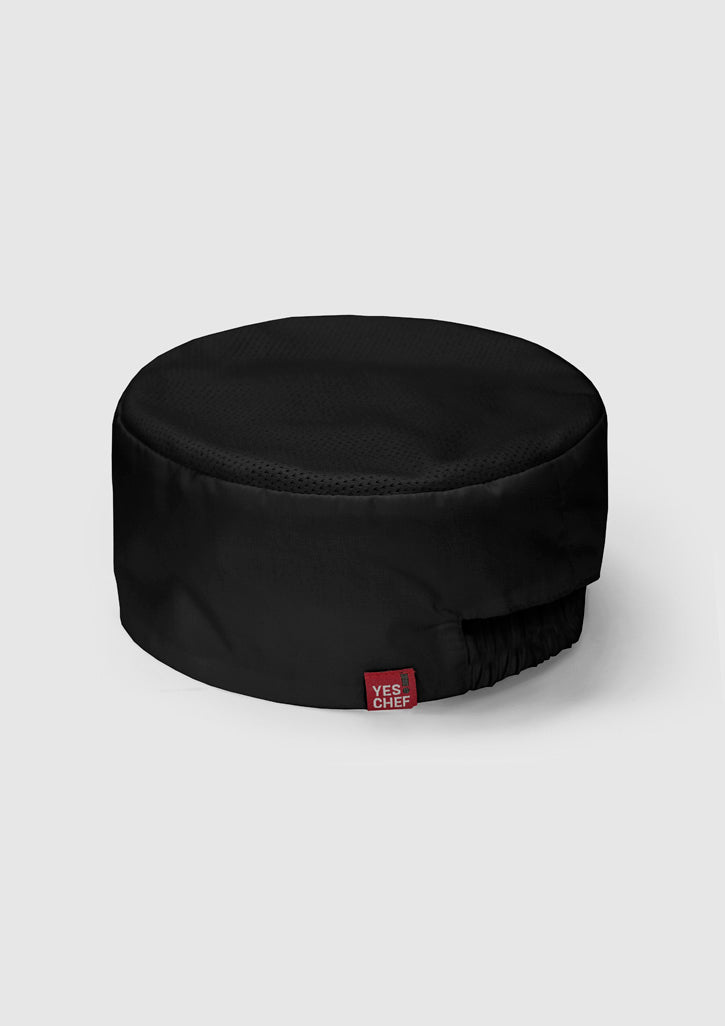 Biz Collection - Mesh Flat Top Hat (Black)