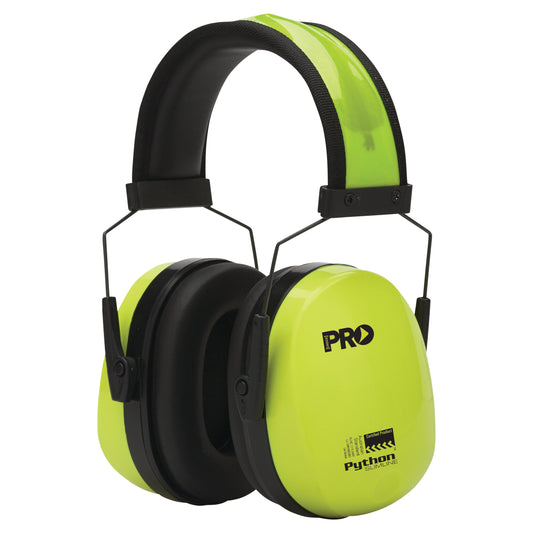 Pro Choice - Hi Vis Python® Slimline Earmuffs Class 5 - 31db