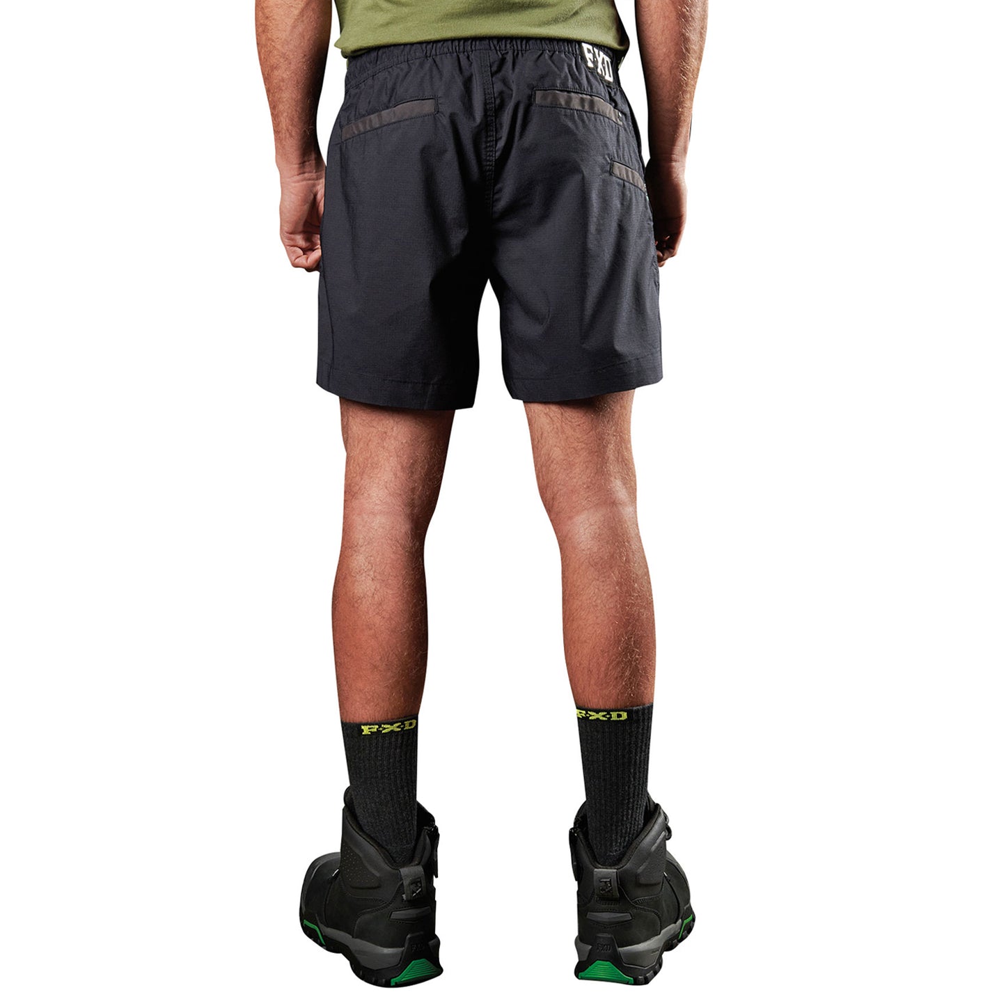 FXD - WS4 Elastic Waist Work Short (Black)