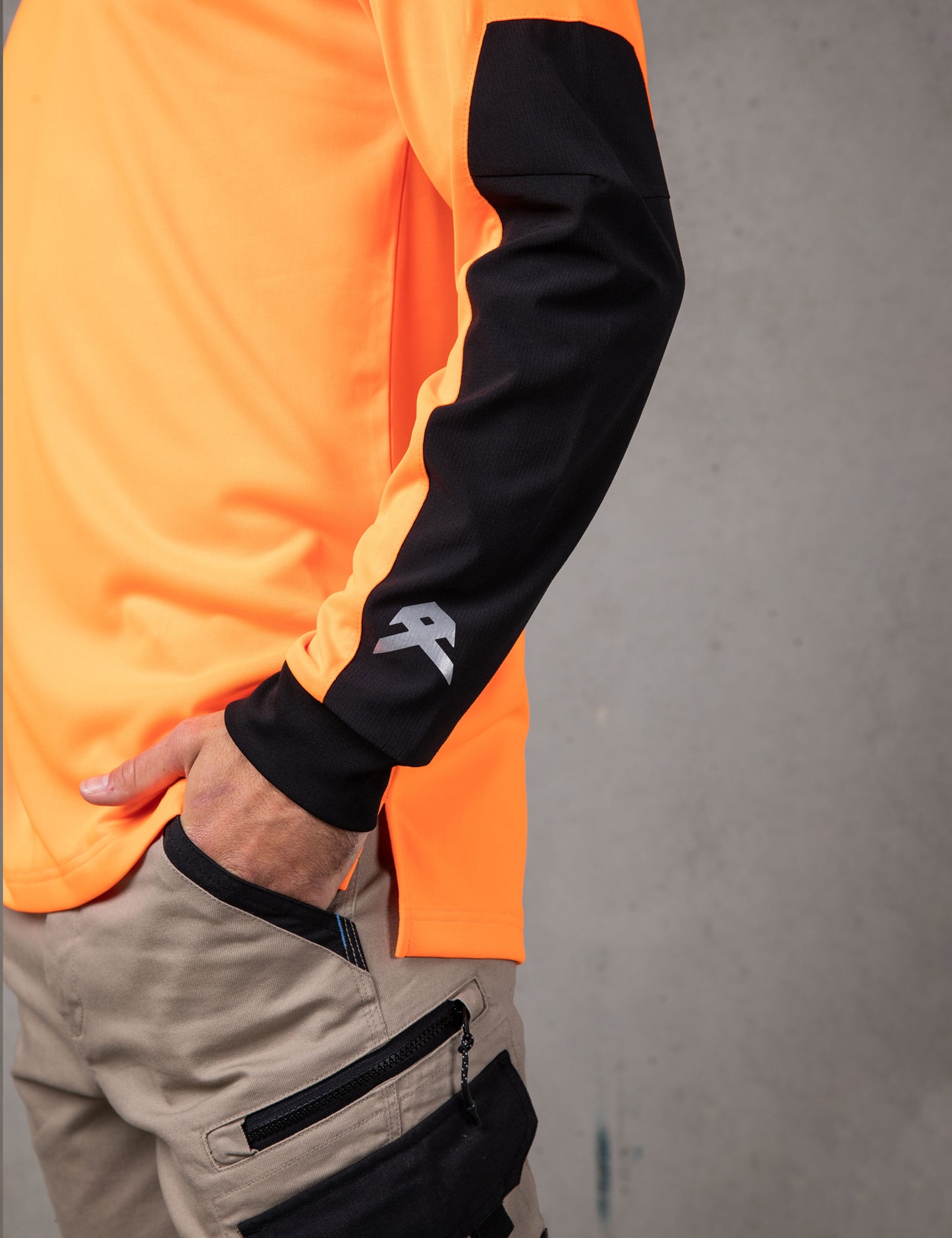 Anthem - Long Sleeve Performance Tee (Hi Vis Orange)