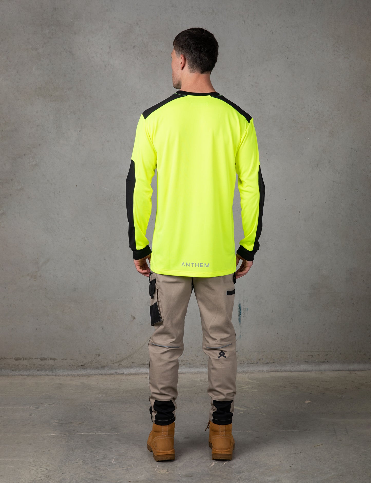 Anthem - Long Sleeve Performance Tee (Hi Vis Yellow)