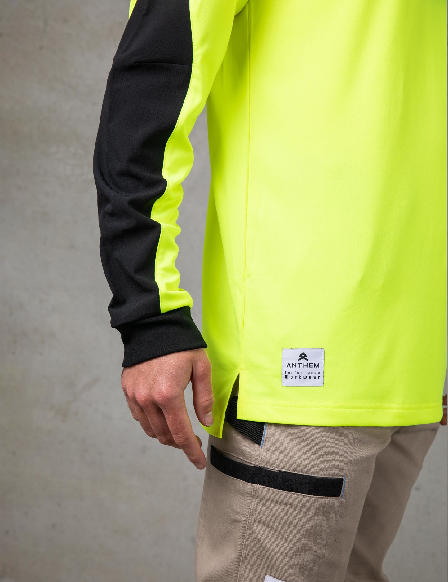 Anthem - Long Sleeve Performance Tee (Hi Vis Yellow)