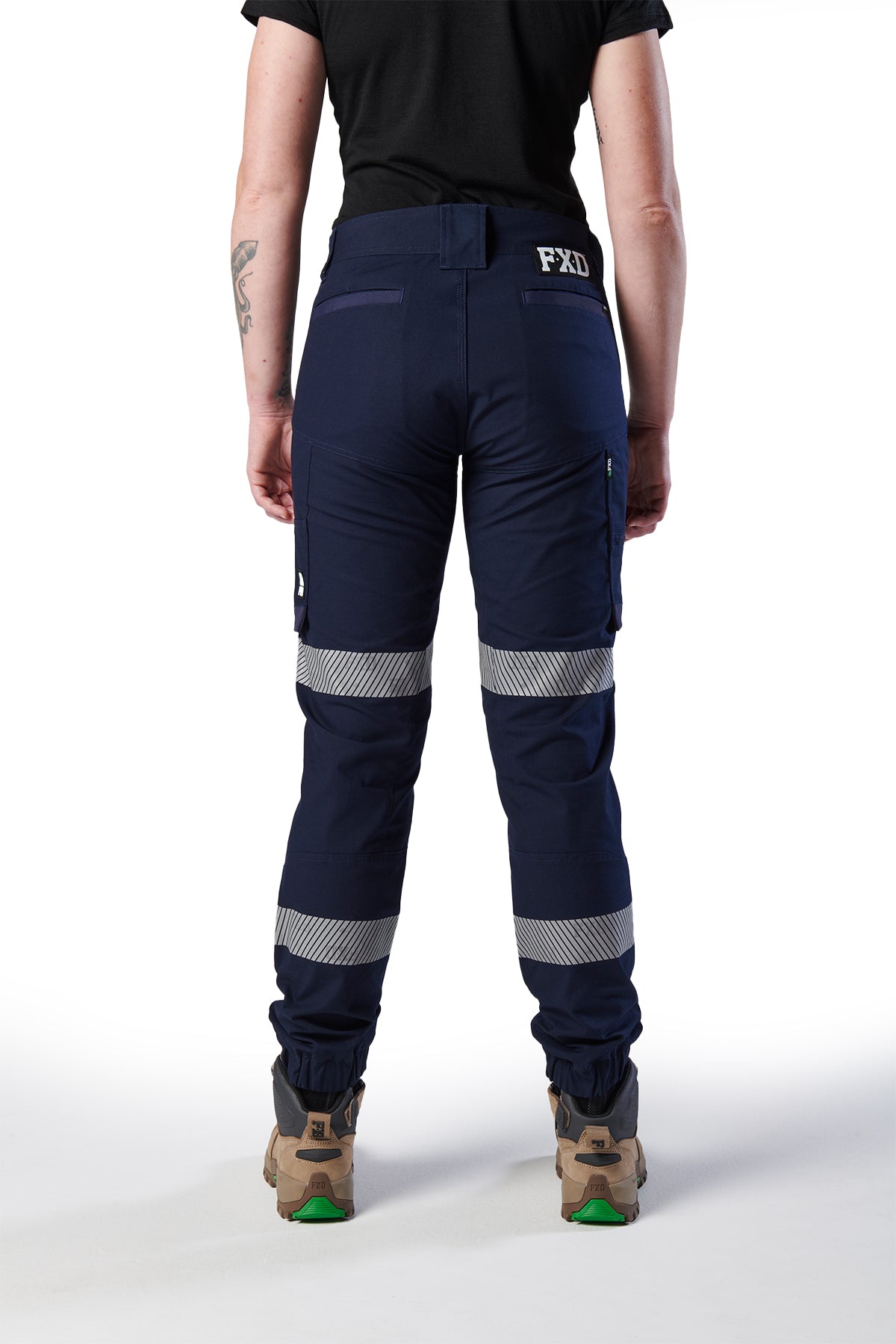 FXD - WP-8WT Womens Taped Cuffed Work Pant (Navy)