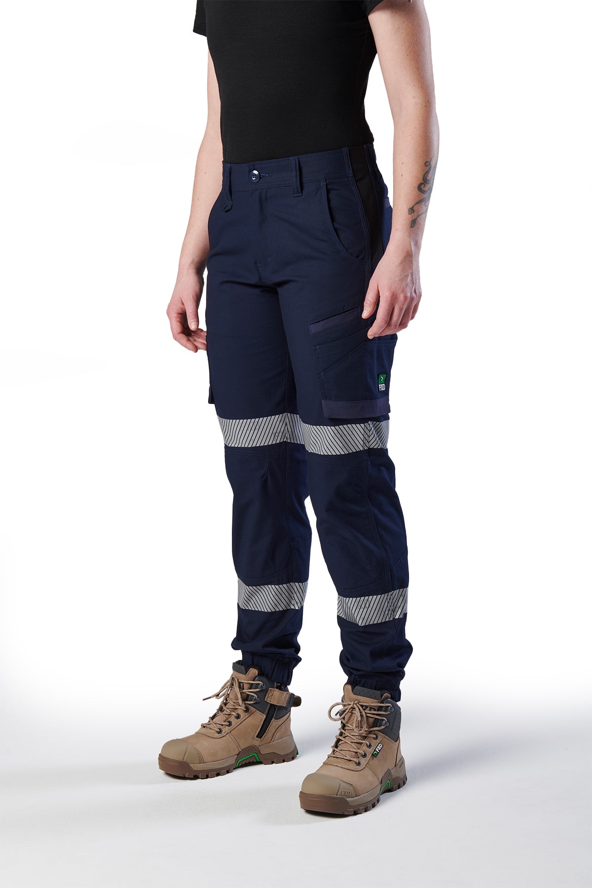 FXD - WP-8WT Womens Taped Cuffed Work Pant (Navy)