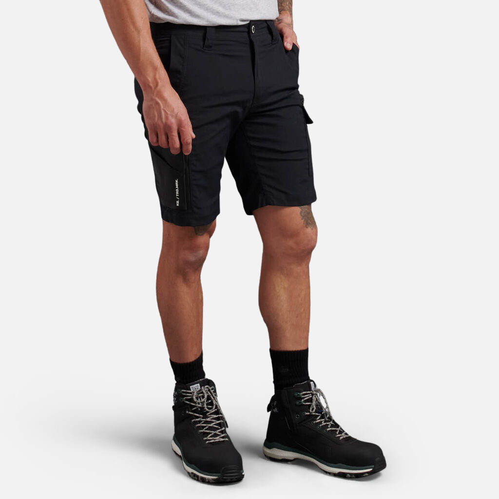 King Gee - Trademark Cargo Short (Black)