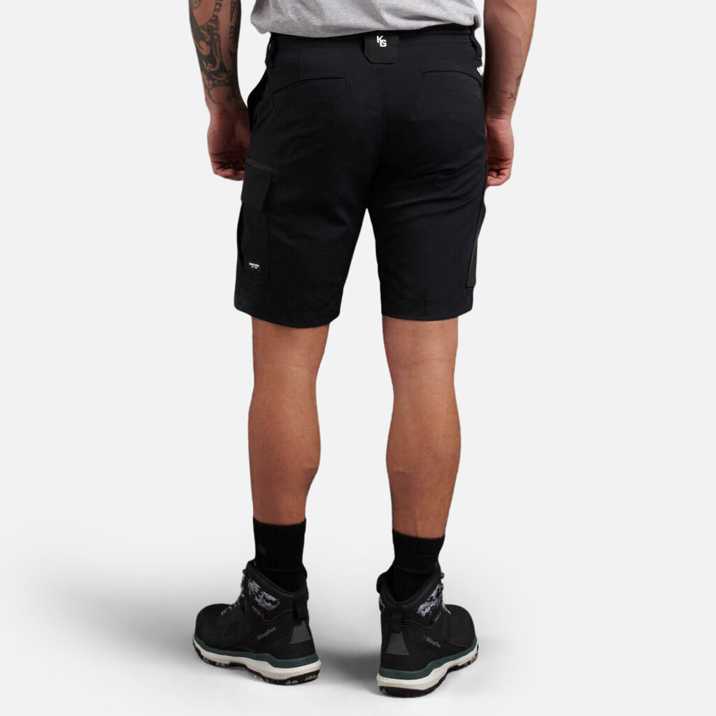 King Gee - Trademark Cargo Short (Black)